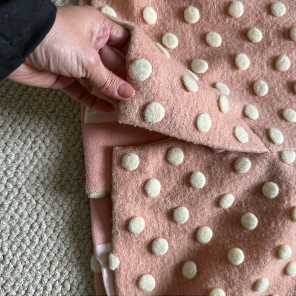 Modcloth Pink Polka Dot Women's Coat - Picture 13 of 14
